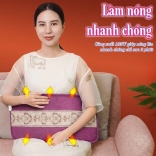 Túi (đệm) chườm nóng muối biển Nikio NK-201 - Hỗ trợ giảm đau nhức mỏi toàn thân, túi chườm nóng hỗ trợ giảm đau bụng kinh