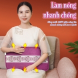 Túi (đệm) chườm nóng muối biển Nikio NK-201 - Hỗ trợ giảm đau nhức mỏi toàn thân, túi chườm nóng hỗ trợ giảm đau bụng kinh