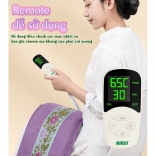 Đệm nhiệt nóng toàn thân remote dễ sử dụng Nikio NK-202