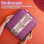 Túi (đệm) chườm nóng muối biển Nikio NK-201 - Hỗ trợ giảm đau nhức mỏi toàn thân, túi chườm nóng hỗ trợ giảm đau bụng kinh