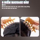 Lược massage đầu, chải cơ, ấn huyệt mũi, cổ vai gáy 6 điểm massage đầu Nikio NK-03C2