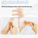 Lược massage đầu, chải cơ, ấn huyệt mũi, cổ vai gáy giảm căng mỏi cơ bắp Nikio NK-03C2