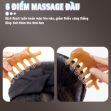 Lược massage đầu, chải cơ, ấn huyệt mũi, cổ vai gáy 6 điểm massage đầu Nikio NK-03C2