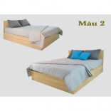 Giường ngủ đơn gỗ công nghiệp MDF chống ẩm 1m4 x 2m