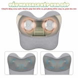 Gối massage lưng cổ vai gáy đầu massage kép Booster ST-1203