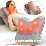 Gối massage lưng cổ vai gáy massage nhiều vị trí Booster ST-1203