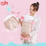 Gối nằm massage cổ vai gáy pin sạc Hello Kitty YIJIA YJ-68 - Giảm đau nhức mỏi cổ vai gáy khi ngủ, quà tặng cho người yêu
