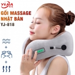 Gối ngủ massage chữ U điều trị đau mỏi cổ khi đi máy bay, tàu xe YIJIA YJ-818