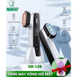 Máy massage mặt ion Nikio NK-128 - Đẩy tinh chất, nâng cơ, điện di tinh chất nóng lạnh RF