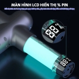 Máy massage cầm tay Booster LS hiển thị phần trăm pin