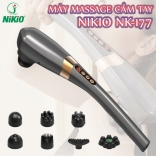 Máy massage cầm tay 7 đầu màu xám Nikio NK-177