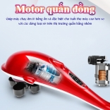 Máy massage cầm tay cá heo motor quấn đồng Nikio PL-608B