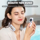 Máy massage cổ pin sạc xung điện cải thiện đau mỏi cổ Nikio NK-130D