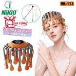 Máy massage đầu bạch tuộc 20 chân Nikio NK-113 - Massage thư giãn hỗ trợ giảm đau nhức đầu, hỗ trợ tăng tuần hoàn máu, giảm stress