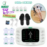 Máy massage xung điện Nikio NK-105 Có Miếng Dán Và Dép Trị Liệu Bàn Chân