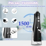 Máy tăm nước mini pin sạc 1500 mAh Nikio NK-M209