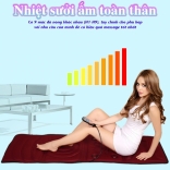 Nệm massage toàn thân 9 mức nhiệt sưởi Nikio NK-153