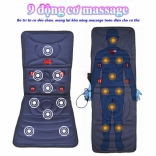 Nệm massage toàn thân chỉnh 9 vị trí massage Nikio NK-153