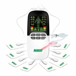 Máy Massage Xung Điện Nikio NK-102 Có 8 Miếng Dán Và Đèn Hồng Ngoại Hỗ Trợ Trị Liệu Viêm Mũi Dị Ứng