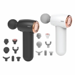 Súng massage cầm tay Mini Nikio NK-175 - 7 đầu có đầu nóng hỗ trợ giảm đau nhức