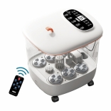 Bồn ngâm chân massage Nikio NK-195 New (có remote) hỗ trợ cải thiện giấc ngủ - Trắng