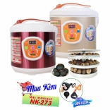 Máy làm tỏi đen tùy chỉnh Nikio NK-686 vàng Gold - 6L, công nghệ Nhật Bản