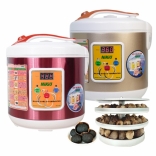 Máy làm tỏi đen Nikio NK-696 bạc kẻ vuông - 6L Nhật Bản