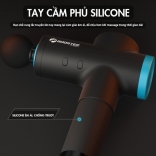 Súng massage cầm tay Booster M2-B 120W, 9 đầu - Cảm biến lực đấm AI thông minh