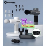 Súng massage cầm tay Booster MINI LS - 6 đầu, cảm biến nhạy