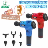 Súng đấm lưng cầm tay Nikio NK-170B - 6 đầu, 5 chế độ linh hoạt