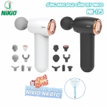 Máy đấm lưng cầm tay mini Nikio NK-175 - Đầu nóng hỗ trợ giảm đau, giãn cơ