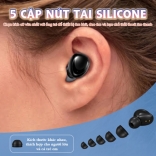 Tai nghe trợ thính không dây Bluetooth FUNMIC EN-IA010A - Màu đen