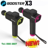 Súng massage cầm tay cao cấp 6 đầu Booster X3 - Pin sạc, 126W