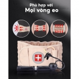 Đai nén khí cố định cột sống lưng Lumbar Traction Belt CR-801