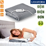 Đệm sưởi ấm điện đơn Lanaform S3 LA180113 - 0.8m x 1.7m