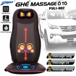 Ghế đệm massage ô tô toàn thân hồng ngoại Puli PL-802 - 48W