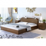 Giường ngủ gỗ công nghiệp có kệ đầu giường 1m8 x 2m
