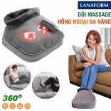 Gối (máy) massage chân đa năng kiêm ủng sưởi ấm Lanaform SHIATSU