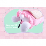 Gối massage hồng ngoại pin sạc hello kitty YJ-68-01