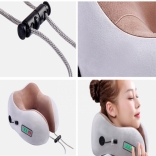 Gối massage nhiệt hồng ngoại trị đau mỏi cổ