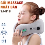 Gối massage nhiệt hồng ngoại trị đau mỏi cổ Nhật Bản YJ-818