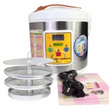 Máy làm tỏi đen chuyên dụng Nhật Bản Nikio NK-696 - Màu xám bạc