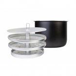 Máy làm tỏi đen chuyên dụng Nhật Bản Nikio NK-696 - Màu xám bạc