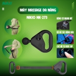 Máy massage toàn thân cầm tay Nikio NK-273 - Công nghệ dây đai thư giãn và hỗ trợ giảm đau nhanh