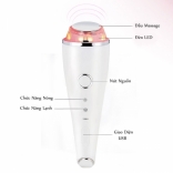 Máy massage mặt điện di nóng lạnh 2 đầu Binzim BZ-0505