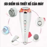 Máy massage mặt điện di nóng lạnh 2 đầu Binzim