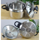 Nồi áp suất gas inox Tianxi BM-CS22 - 5L đáy dày 3 lớp cao cấp