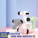 Súng massage cầm tay Booster mini V2 - 4 đầu, 4 tốc độ