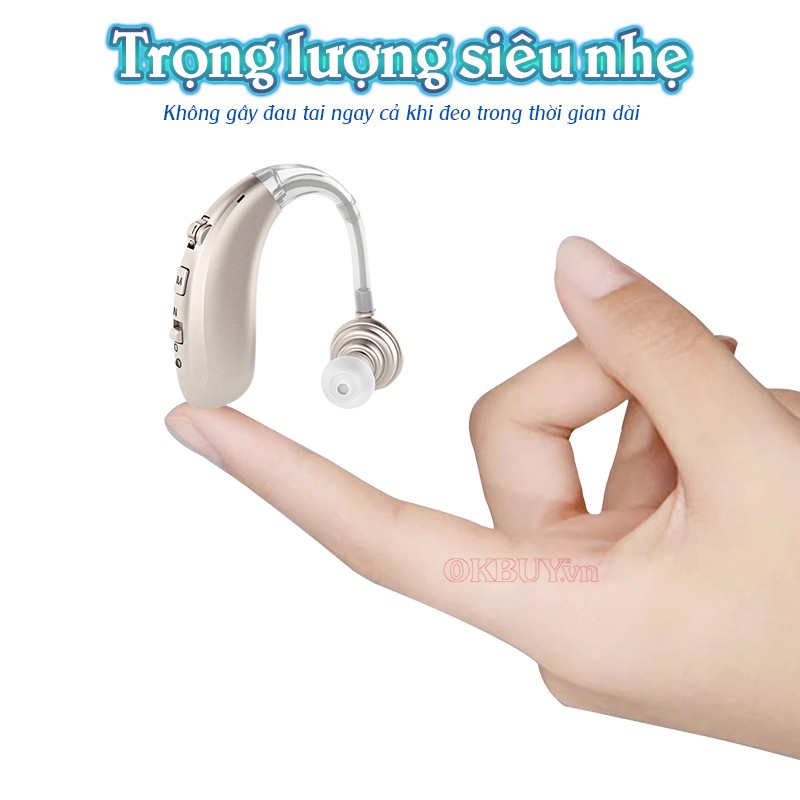 Máy trợ thính pin sạc trọng lượng nhẹ Axon A-360