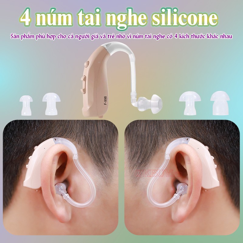 Máy trợ thính 4 núm tai Axon F-998